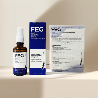 FEG Hair Regrowth Spray 50ML: Rapid Growth, Volume Boost & Strength for All